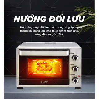 Lò nướng điện Sharp EO-A323RCSV-ST - Bảo Hành 12 tháng