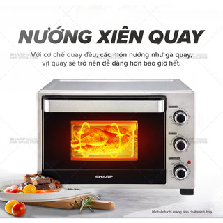Lò nướng điện Sharp EO-A323RCSV-ST - Bảo Hành 12 tháng