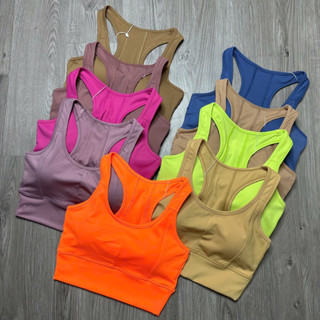 Áo Bra Thể Thao Tập Gym Yoga Nữ Vải Thun Co Dãn 4 Chiều CT1, Có Size Lớn