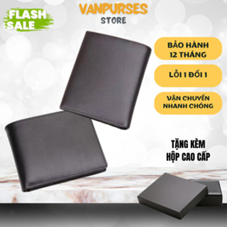 Ví Nam Da Bò Cao Cấp - Bóp Nam Da Bò | Tặng Kèm Hộp Dùng Làm Quà Tặng | TronBo & DungBo