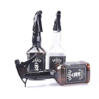 Bình Xịt Nước Cắt Tóc Nam Barber Shop. Bình Xịt Nước Cắt Tóc Hình Chai Rượu Dung Tích 500ml