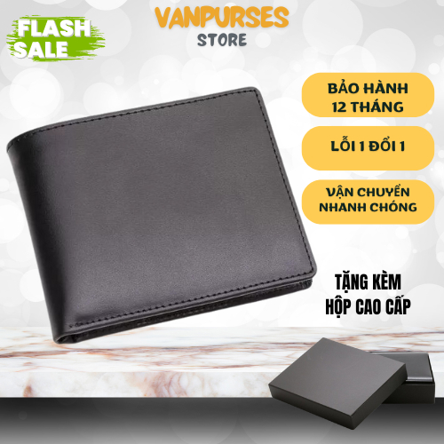 Ví Nam Da Thật Đẹp Kiểu Ngang | Bóp Da Bò Đựng Tiền, Thẻ Mini Phối Thắt Lưng | TRONBO