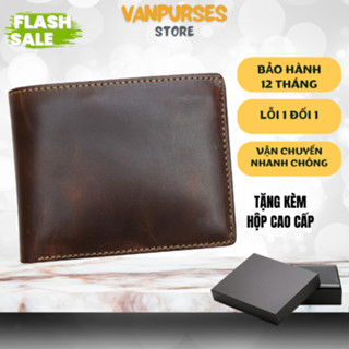 Ví Nam Da Bò Cao Cấp Siêu Đẳng Cấp | Tặng Kèm Hộp | BH 12 Tháng | LT04