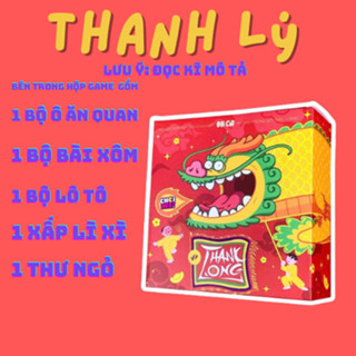 Hàng Thanh Lý Bộ Board Game Thank Long Đỏ Vip Choidee gồm trò chơi dân gian và trò chơi Tết