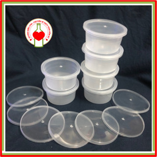 Combo 10 Hộp Nhựa, Hủ nhựa làm Caramen (Flan) loại tròn - Duonghieu6789