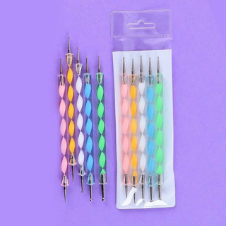 Bút chấm bi nail vẽ móng 2 đầu, Set 5 cái