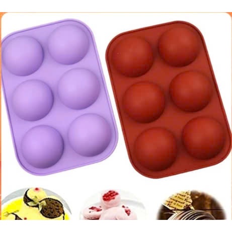 Khuôn silicon bán cầu 5cm