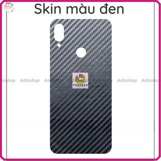 Miếng dán mặt lưng skin carbon Xiaomi Redmi Note 7