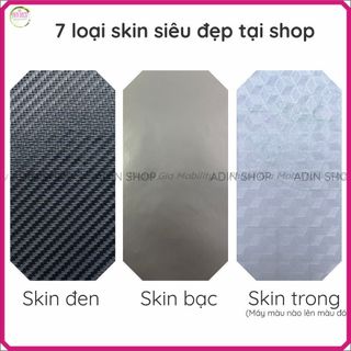 Miếng dán mặt lưng skin carbon Samsung a03