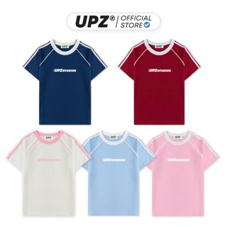 UPZ Áo Thun Cotton Baby Tee Raglan Local Brand Unisex Nam Nữ Tay Ngắn In Logo UPZSTUDIOS (5 Màu)