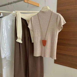 Áo len tay hến cổ 3p 90405 CHERRY COCO