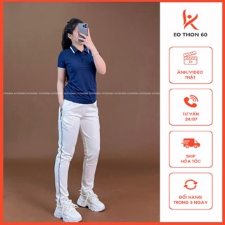 Áo có cổ trơn , quần nai 1 sọc không bo