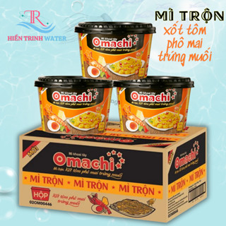 Mì Trộn Omachi Xốt Tôm Phô Mai Trứng Muối 105g (12 Tô)