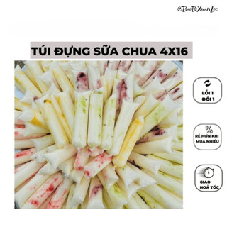  Túi đựng sữa chua 4x16 nilon bóng dẻo  Loại 1  