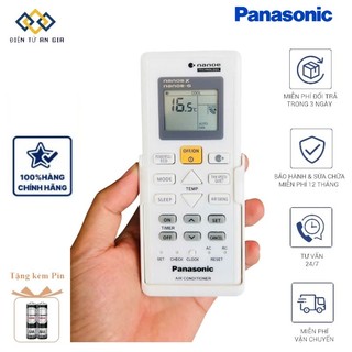 Điều khiển ĐIỀU HÒA PANASONIC 1-2 chiều MỚI Fullbox GIẢM SÂU 16 ĐỘ TẶNG PIN+ ĐẾ TREO