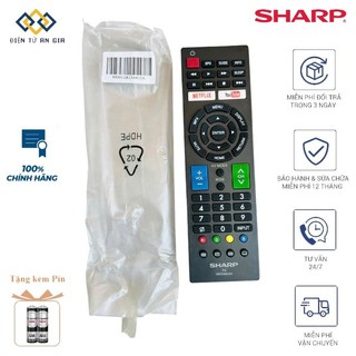  Điều khiển CƠ THƯỜNG tivi SHARP Smart TV Mới 100% + TẶNG PIN