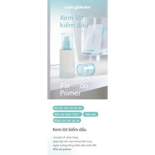 Kem lót Code Glokolor Fix-on Primer