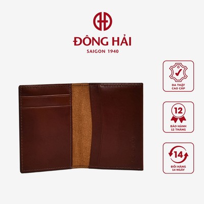 Ví Da Nam Đựng Thẻ Nhỏ Gọn Dáng Đứng Đông Hải Hiện Đại - KT05