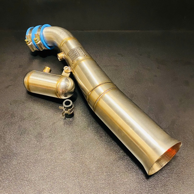 Co gió inox NK racing cho xe Future 125, Fuled fi chính hãng