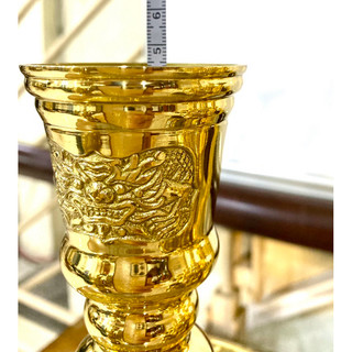 CẶP CHÂN NẾN ĐỒNG CAO 32cm