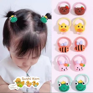 (FreeShip) Chun buộc tóc bé gái 10 chiếc