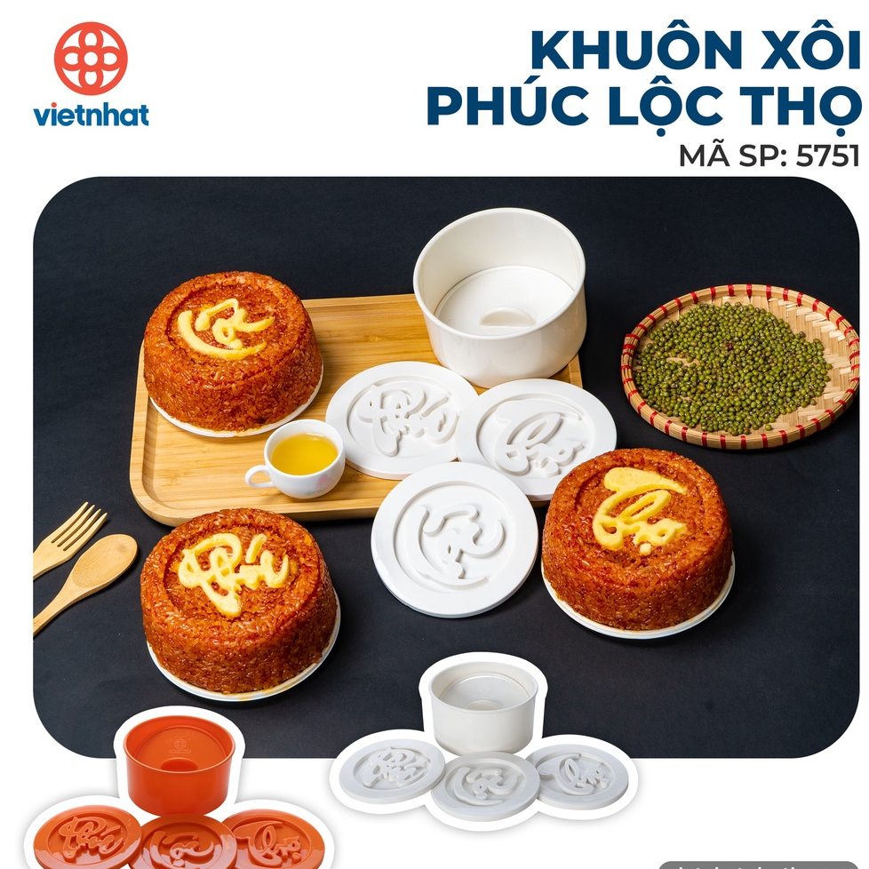 Khuôn Xôi Phúc Lộc Thọ Nhựa Việt Nhật 5751