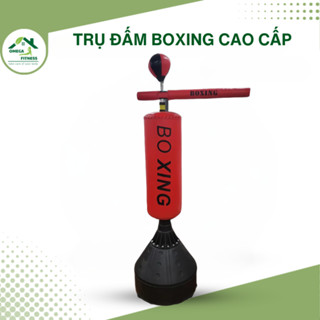 Trụ Đấm Bốc, Trụ Đấm Boxing Liên Hoàn Xoay 360 Độ, Trụ Đấm Phản Xạ, Bao Cát Tập Boxing, Bao Đấm, Tặng Kèm Găng Boxing