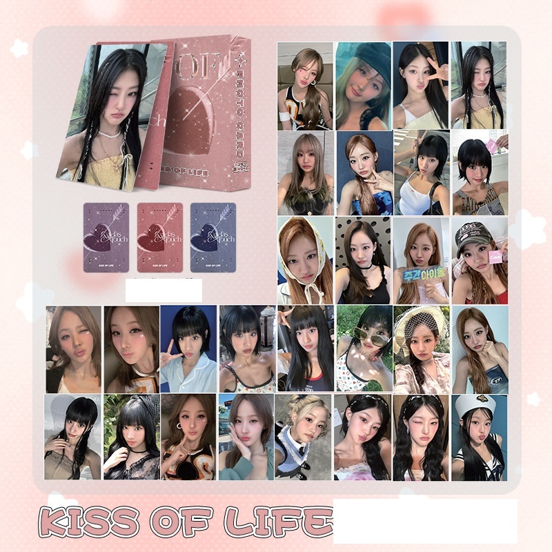 Set 50 photocard unoff Hologram KISS OF LIFE 2024