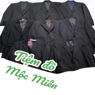 (2hand Nhật) Áo vest blazer menswear màu đen form suông, slimfit, double breasted suit 4 nút, 6 nút..các loại (ảnh thật)