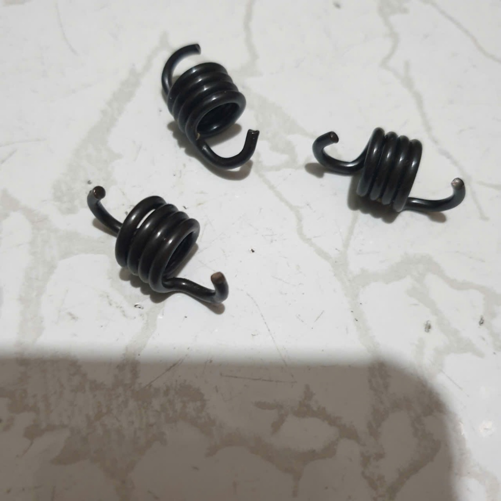 (Bộ 6 cái) Lò xo bố côn máy cắt cỏ 2 thì 411 . Loại (3 lá) - ( 2 lá)