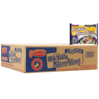 Thùng 30 gói Hủ Tiếu Nhịp Sống 70g Nam Vang/Bò Kho/ Sườn Heo