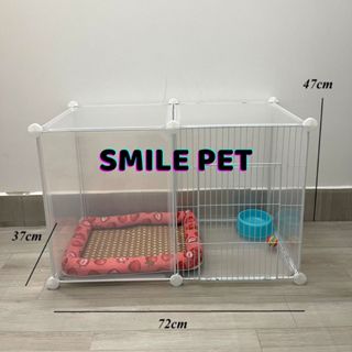 [HỎA TỐC] Mẫu chuồng, lồng, nhà, ổ lưới lắp ráp dành cho thú cưng chó mèo sóc thỏ (chiều cao 47cm)