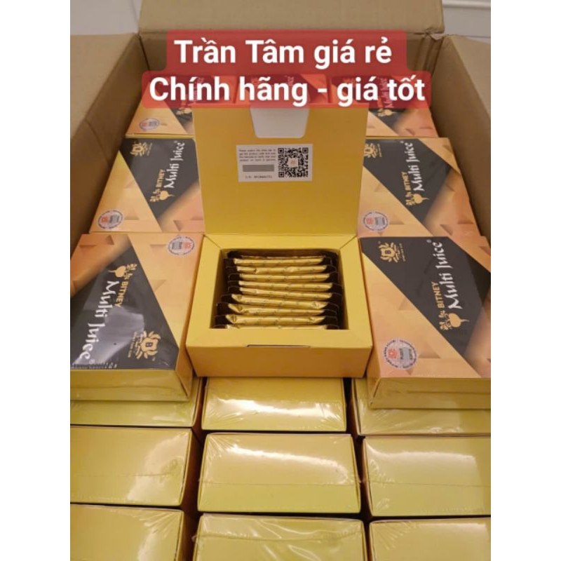 [ Chuẩn Công Ty vị cũ ] Multi Juice Bitney chính hãng ( 1 hộp = 10 gói ) giúp tăng cường sinh lý nam và nữ.
