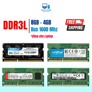 Ram Laptop 8GB DDR3 DDR3L bus 1600MHz Memory Ram 8GB PC3 PC3L 12800 SODIMM - Bảo hành 12/36 tháng