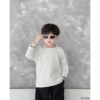  Áo dài tay thu đông Beemo vải cotton dày dặn co giãn dành cho bé trai 9-27kg mặc đi học,chơi 4317BM 