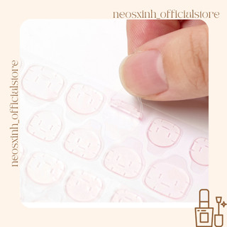 Miếng Keo Silicon Dán Nailbox Móng Giả Màu Hồng Set 10m*24m Nhỏ - Neosxinh Nails