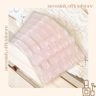 Miếng Keo Silicon Dán Nailbox Móng Giả Màu Hồng Set 10m*24m Nhỏ - Neosxinh Nails