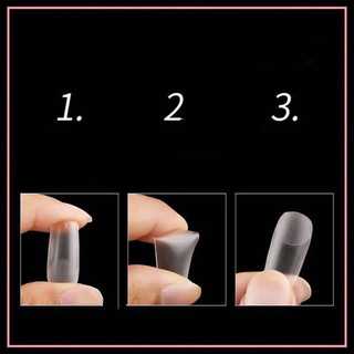Móng úp lẻ size 5-6-7-8-9 bịch 50 móng chuẩn HSM loại 1 ôm phom mỏng dẻo tự nhiên