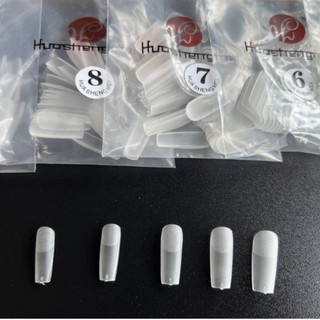 Móng úp lẻ size trong đục chuẩn xịn phom HSM