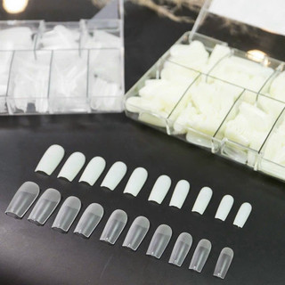 Móng úp lẻ size 5-6-7-8-9 bịch 50 móng chuẩn HSM loại 1 ôm phom mỏng dẻo tự nhiên