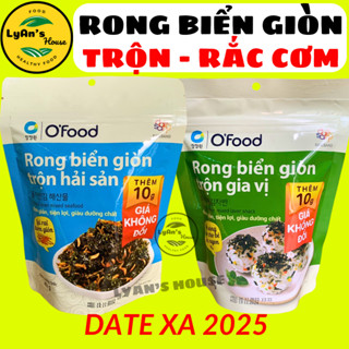 RONG BIỂN GIÒN Trộn Cơm/ Rắc Cơm/ Trộn Hải Sản, Gia Vị, Khô Gà, Rong biển Ăn liền Hàn Quốc OFood món ăn vặt ăn sáng bé