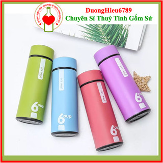 Bình thủy tinh cách nhiệt 6oup an toàn cực đẹp cho mùa hè