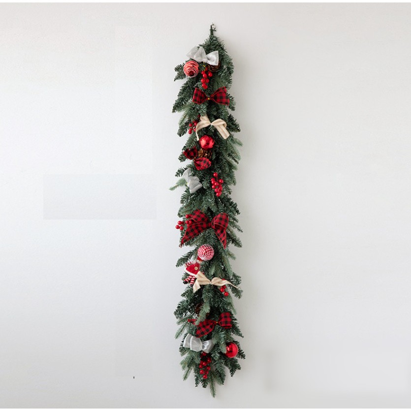 Dây Lá Thông Đan Xen KCS28 Trang Trí Noel Giáng Sinh