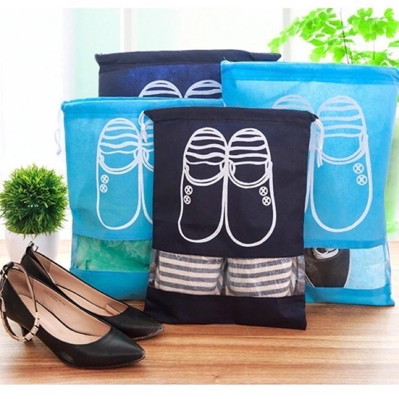 TÚI VẢI ĐỰNG GIÀY DÉP CHỐNG BẨN LALILA LAND – TÚI SIZE LỚN CÓ DÂY RÚT, TIỆN LỢI MANG ĐI DU LỊCH