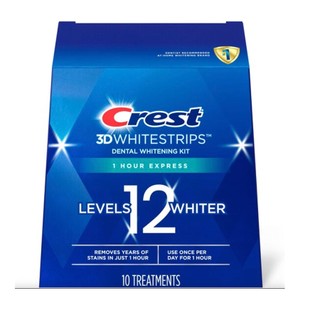 Miếng dán trắng răng Crest 3D White 1 Hour Express - Làm trắng răng cấp tốc 1 giờ