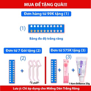 Miếng dán trắng răng Crest 3D White 1 Hour Express - Làm trắng răng cấp tốc 1 giờ