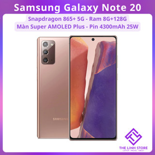 Điện thoại Samsung Galaxy Note 20 5G Chip Snapdragon 865+ ram 8G 128G Màn SuperAMOLED