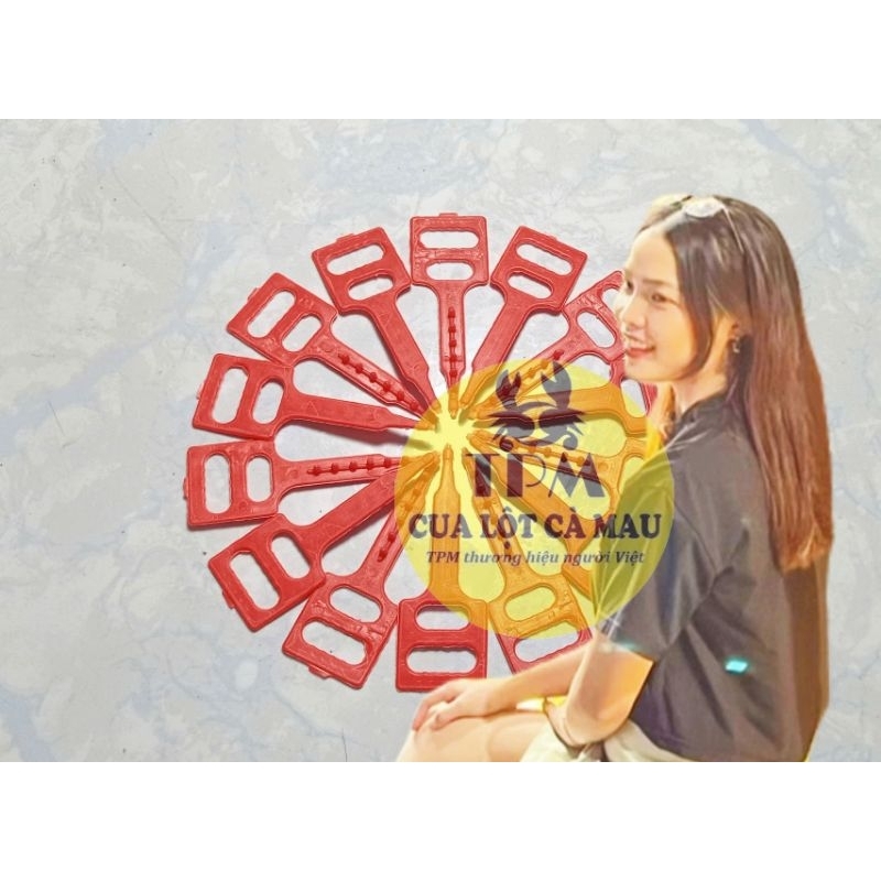 1 cái trói cua loại 400g/con cua gạch tái sử dụng được