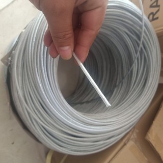 Dây phơi quần áo loại Tốt ( bộ cáp bọc phi 5 + 2 ốc + 2 nở sắt + 1 tăng đơ 8 )