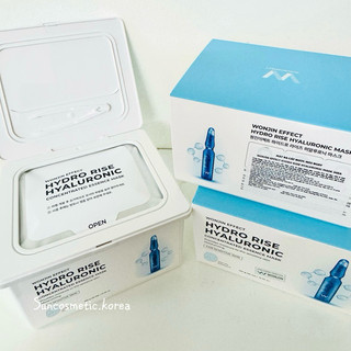 Hộp 30 Miếng Mặt Nạ WonJin Effect Hydro Rise Hyaluronic Mask 350g 